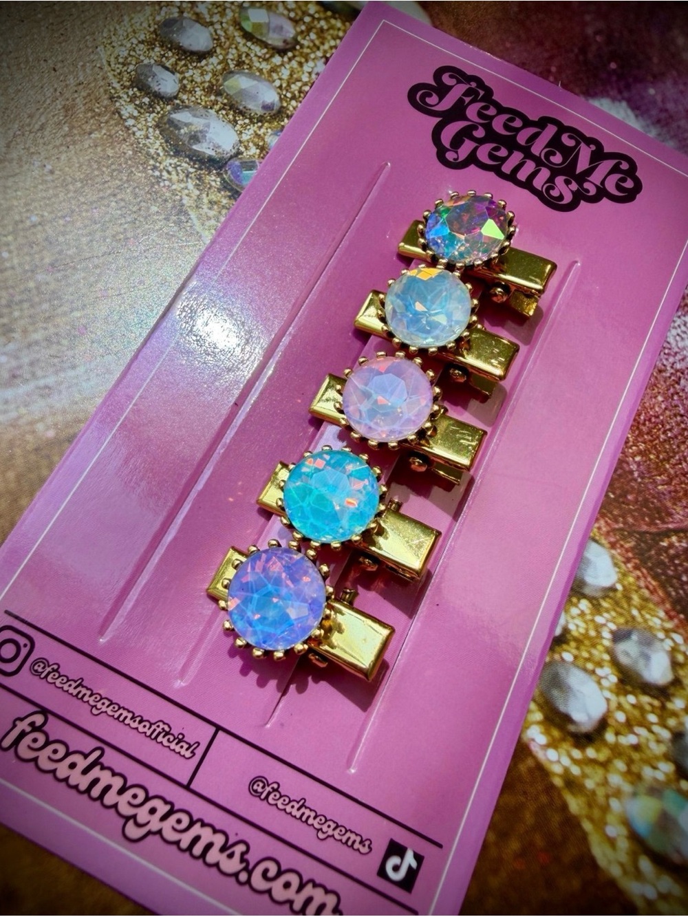 Feed Me Gems Pastel Hair Candy Set of 5 New!!! $64 - Picture 2 of 5